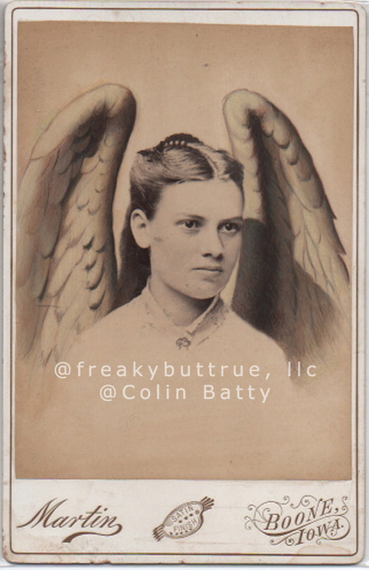 Winged Girl Print by Colin Batty
