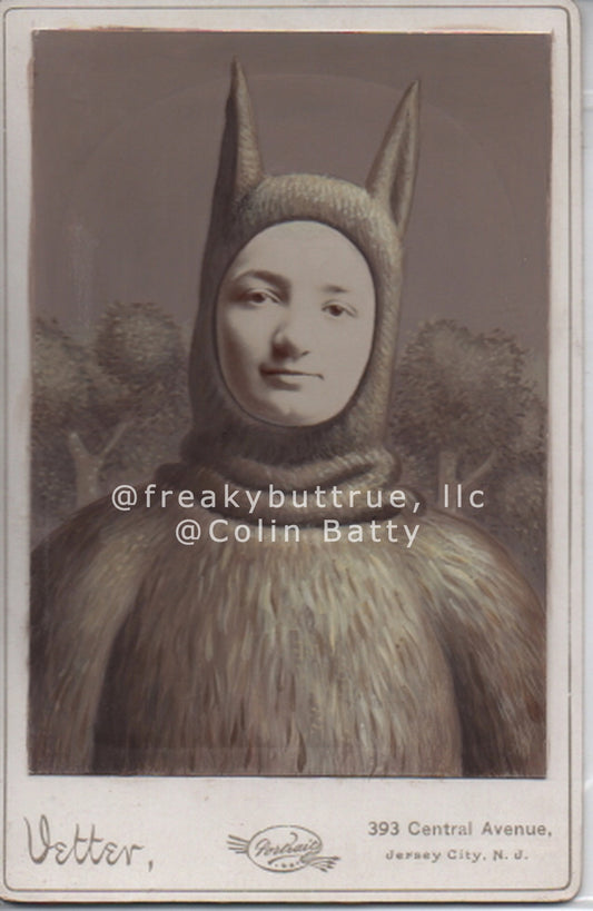 Original Cabinet Card - CC207 Wolf Suit