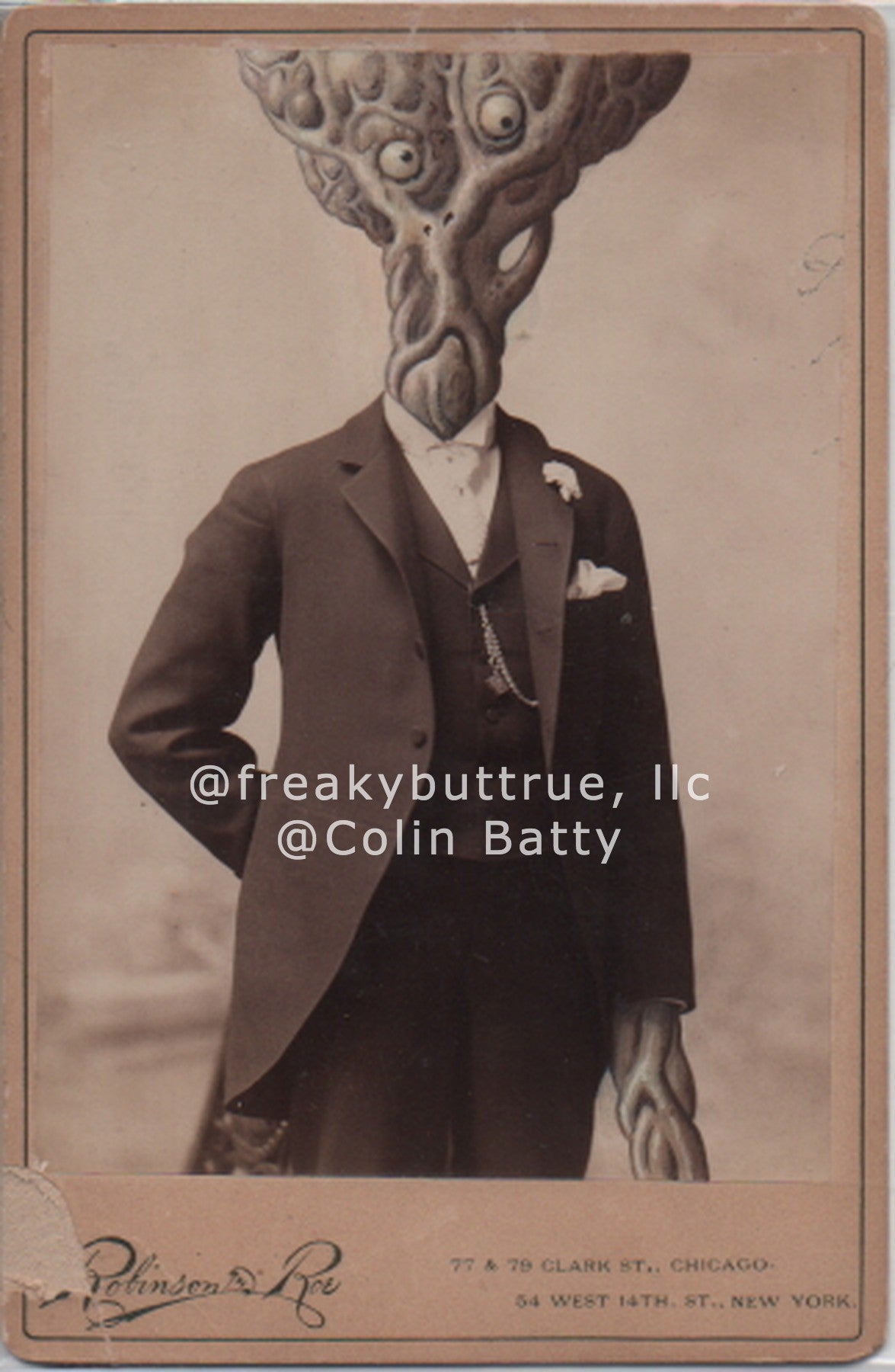 Original Cabinet Card - CC030 Eustace of Chicago