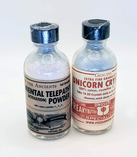 Candy Powder Unicorn Crystals and Mental Telepathy Powder