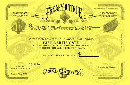 Gift certificate